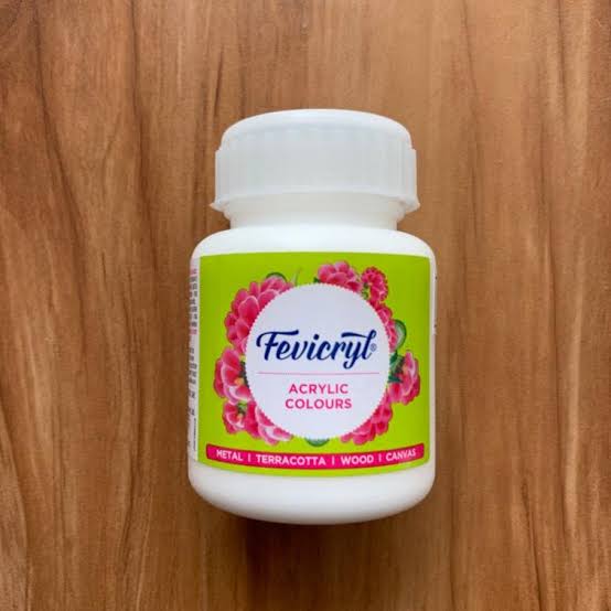 FEVICRYL Pidilite Fevicryll Acrylic Colour (White) 100ML